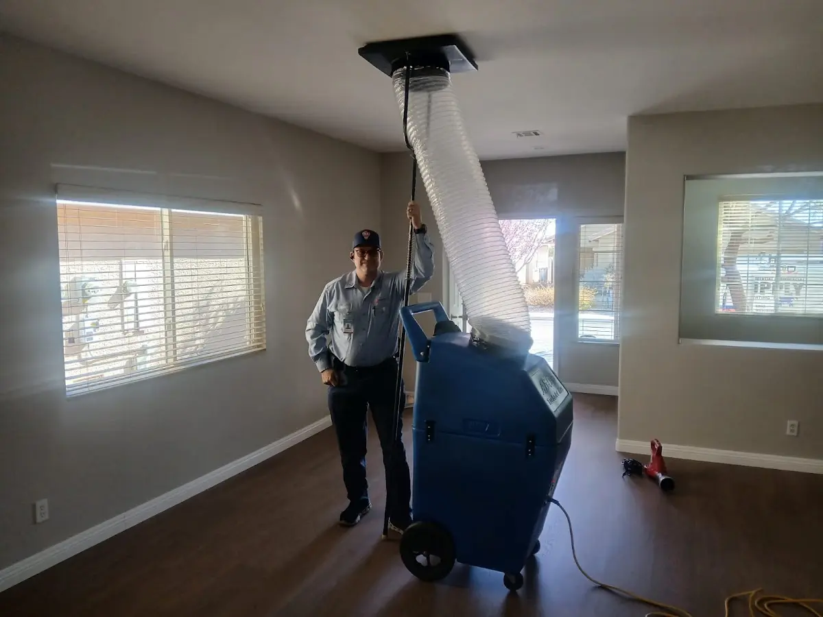 Professional Dryer Vent Cleaning work inside a Warr Acres home